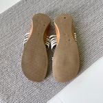 Vintage Faded Glory White Leather Huarache Wood Wedge Sandals Size 8 Photo 6