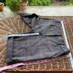 Trina Turk  Womens Shorts‎ Size 2 Brown Plaid Cuffed Bermuda Made in USA Photo 5