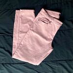 Buffalo David Bitton Pastel Pale Pink Mid-Rise Stretch Ankle Grazing Skinny Jeans Pants Size 6/28 Photo 0