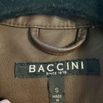 Baccini  Faux Brown Leather Jacket size S length 22” bust 32” BNWOT Photo 9