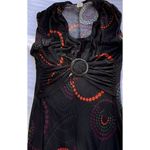 Vintage J.T.B Women’s Black Red Dotted Long Dress Sz Small Waist Belt Y2K Photo 10