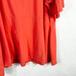 Jessica London Plus Size 34W 36W Top Peach Short Sleeve Peplum Trapeze 1583 Photo 9