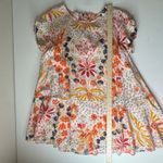 Free People  Strawberry Fields Mini Dress Small Floral Boho Cottagecore‎ Festival Photo 9
