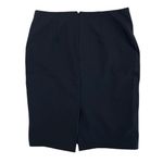 Ann Taylor Embellished Ponte Fitted Skirt Dark Navy Women's Size 8 Beaded Mini Photo 2