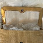 Michael Kors  Panama Straw Woven Straw Clutch Shoulder Bag Photo 6