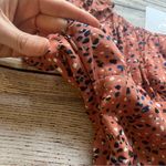 Sweet Pot NWT Sweet Pot Terracotta Fall Mini Dress Womens 10 Polka Dot Milkmaid Autumn Photo 10