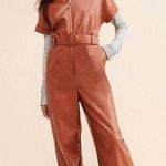 Hutch Vegan Leather Jumpsuit Photo 0