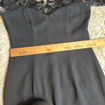 Monique Lhuillier  **NEW** Black Beaded Cocktail Dress, 3/4 Sleeves, Size 6 Photo 11