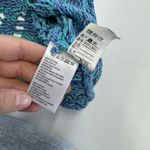 Anthropologie Staring At Stars Top Womens X Small Blue Crochet Knit Halter Top Photo 5