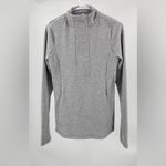 Kyodan Lorelai mock neck half zip sweatshirt, gray size petite small Photo 1