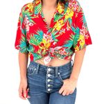Sag Harbor Vintage tropical top Size Medium Photo 2