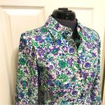 Talbots NWT  Fit & Flare Spring Fleur Poplin Shirt Dress with Belt 2 Photo 10