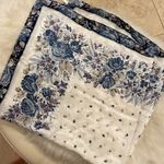 Chinese 100% silk beautiful scarf 🧣 Blue Photo 3