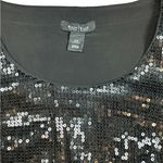 White House | Black Market  Classic Black Sequin Cocktail Shift Dress Size XS Photo 5
