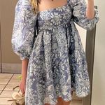 Altar'd State Altar’d State Light Blue Floral Dress Photo 0