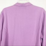 Sag Harbor  Vintage Lavender Button Down Blouse Size Large Photo 6
