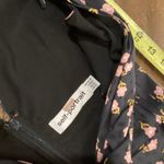 Self Portrait A line Sleeveless Floral twist front ruffle midi maxi Dress size 2 Black Photo 9