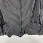 Eileen Fisher  Linen Blend Jacket Blazer Womens 16 Gray V-Neck Long Sleeve Casual Photo 3