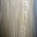 Lavetir Champagne 3D Floral Corset Top Dress | S NWT Gold Photo 3