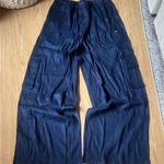 Alo Yoga  Linen Getaway Cargo Wide Leg Pant Photo 0