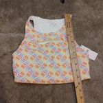 Cotton On Body Size Small NEW NWT Sports Bra Cut Out Diagonal Logo Workout White Photo 6