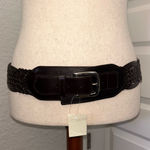 Coldwater Creek New,  Ashbury Braided Wide Buckle Belt Size XL  Photo 0