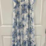 Blue Floral dress Size L Photo 1