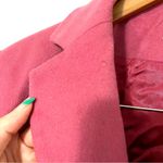 Vintage L.L. Bean • cashmere wool blend hot pink barbie core blazer Size 4 Photo 6
