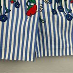 Anthropologie Postmark vertical garden blue floral stripe pencil skirt size 6 Photo 14