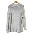 Aerie  Sweater Womens S Cream Longline Raglan Sleeve Pullover Knit Cozy Neutral Photo 2