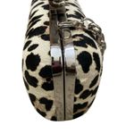 White House | Black Market Leopard calf hair hard case clutch Photo 2