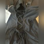 Black one piece swimsuit with built Photo 2