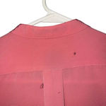 Ralph Lauren Lauren  Pink Button Down‎ Blouse Size Large Photo 3