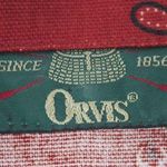 Orvis Vintage Red Bandana Paisley Pattern Jacket Medium Retro Western Glam Photo 5