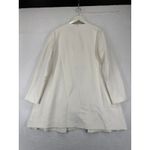 Tuckernuck  White Crepe Blair Bow Coat Dress XL Photo 9