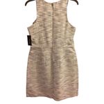 I Heart Ronson NEW I Love Ronson Black And White Sleeveless Dress Faux Black Leather Trim Sz 2 Photo 4