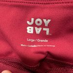 Joy Lab High Waist Yoga Pants Athletic Leggings Stretch Red Large‎ Photo 4