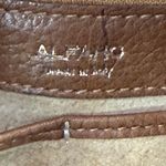 Jennifer Alfano Women’s brown leather shoulder purse 10x14x3.5" 8" handle Photo 8