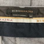 BCBGMAXAZRIA Carrie Gray Knee Length Wide Leg Cropped Dress Pants Photo 11