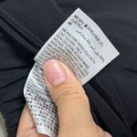 Maison Jules  Black Wide Leg Tie Front Capri Pants Sz L Photo 6