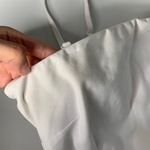 Alo Yoga Alo Medium Bandeau Cami Top White FLAWED Yellow Stains Photo 2