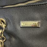 Tahari  Black Tote with Gold Accents Photo 6