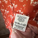 Brava Fabrics Mikia Printed Coral Blouse Orange Photo 5