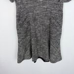 LK Bennett Cynthia Tweed Dress Pockets Flounce Hem Black White Size 8 EUC Photo 3