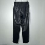 Wilfred Aritzia  The Melina Black Faux Leather Pants Size 6 Photo 3