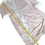 Carole Hochman Pastel Pink and White Floral Lightweight Robe with Pockets Photo 8