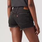 Levi's Levi’s Premium 501® Original Fit High Rise Women's Shorts Black Sz 33 NWT Photo 3
