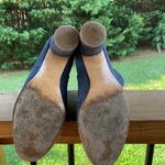 Maje  Navy Felix Faux Python Ankle Bootie size 40 Photo 5