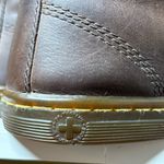 Dr. Martens 🤎🖤 Brown Lace Up Boots with Leopard Cuff size 8Us L .🤎🖤 Photo 7