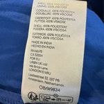 Free People Retro 70s Chelsey Mini Dress Blue Velvet Open Back Bell Sleeves XS Photo 6